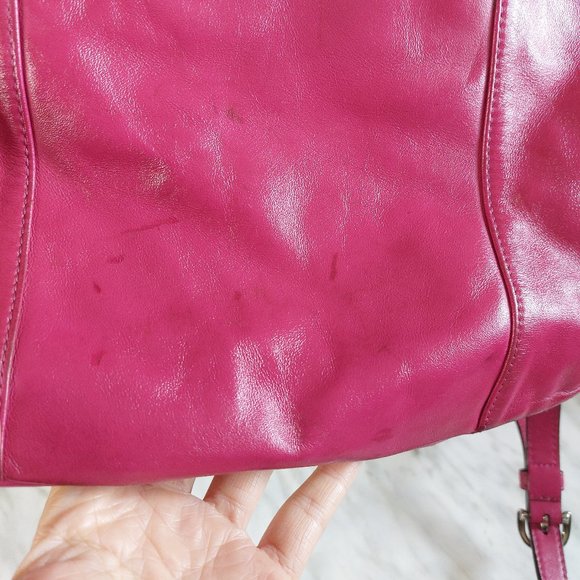 Coach F23901 Pink Daisy Leather Mia Leather Crossbody Bag - Picture 5 of 15